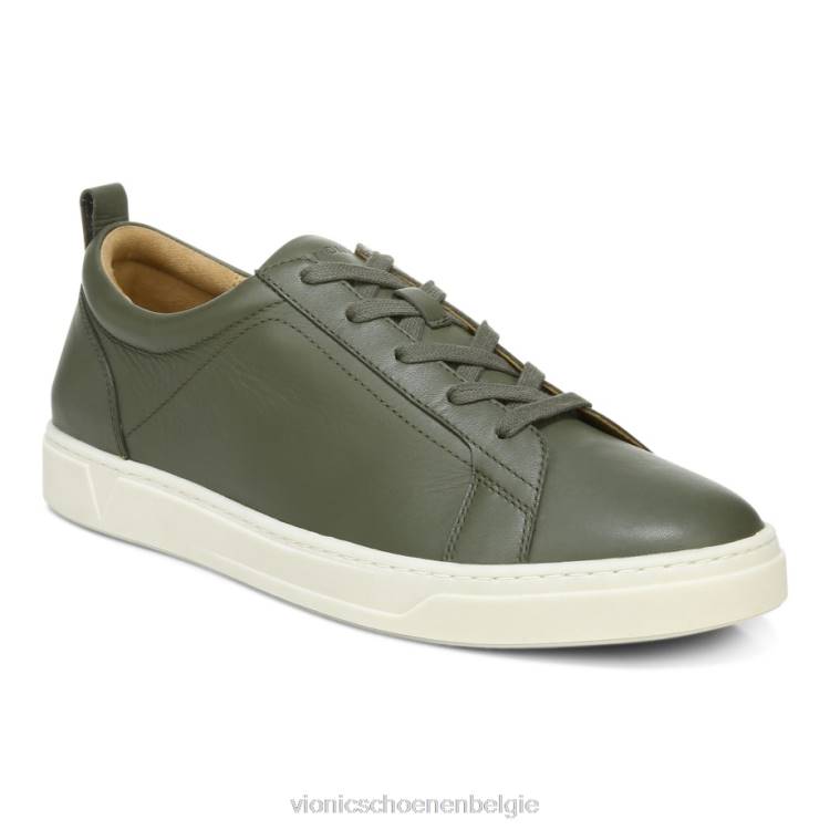 Vionic Lucas sneaker met veters ZND81460 olijf Vionic chaussures