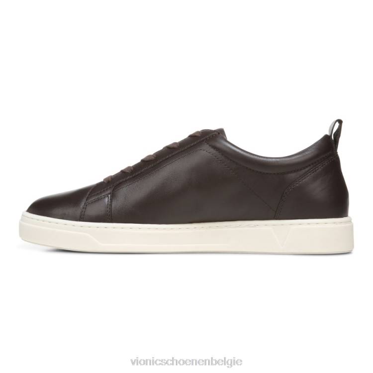 Vionic Lucas sneaker met veters ZND81461 chocolade Vionic chaussures belgique