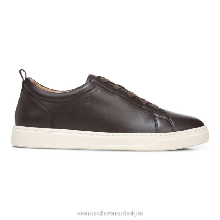 Vionic Lucas sneaker met veters ZND81461 chocolade Vionic chaussures belgique