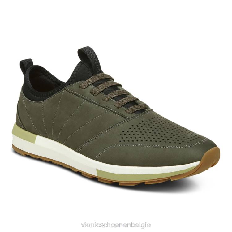 Vionic trent-sneaker ZND81467 olijf nubuck Vionic chaussures