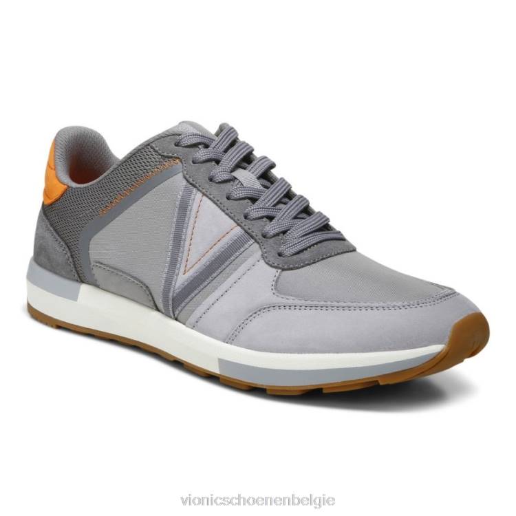 Vionic Brady-trainer ZND8302 damp houtskool Vionic chaussures belgique