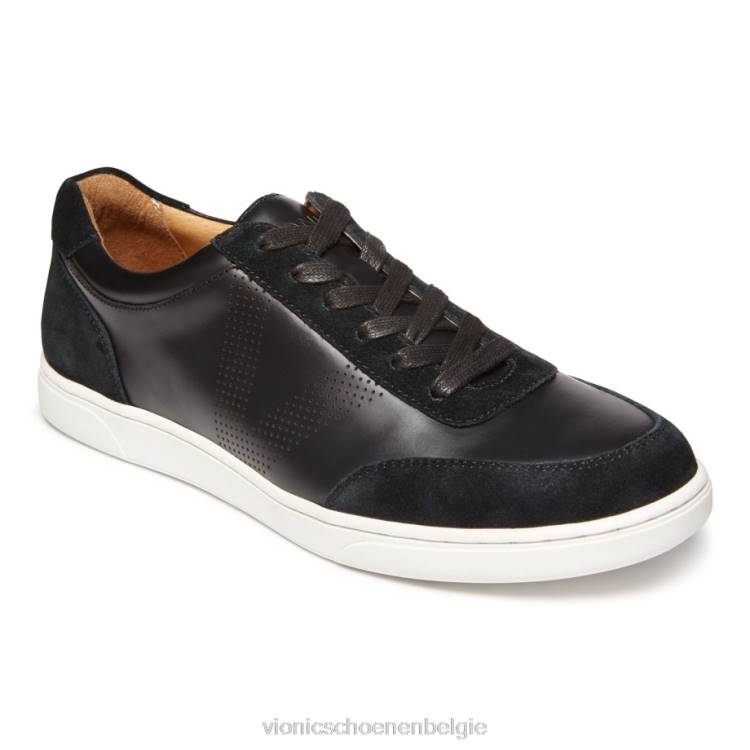 Vionic brok casual sneaker met veters ZND857 zwart Vionic chaussures
