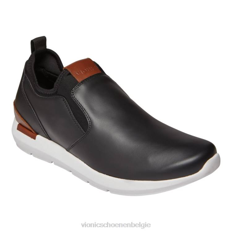 Vionic curtis slip op ZND886 zwart Vionic shoes outlet