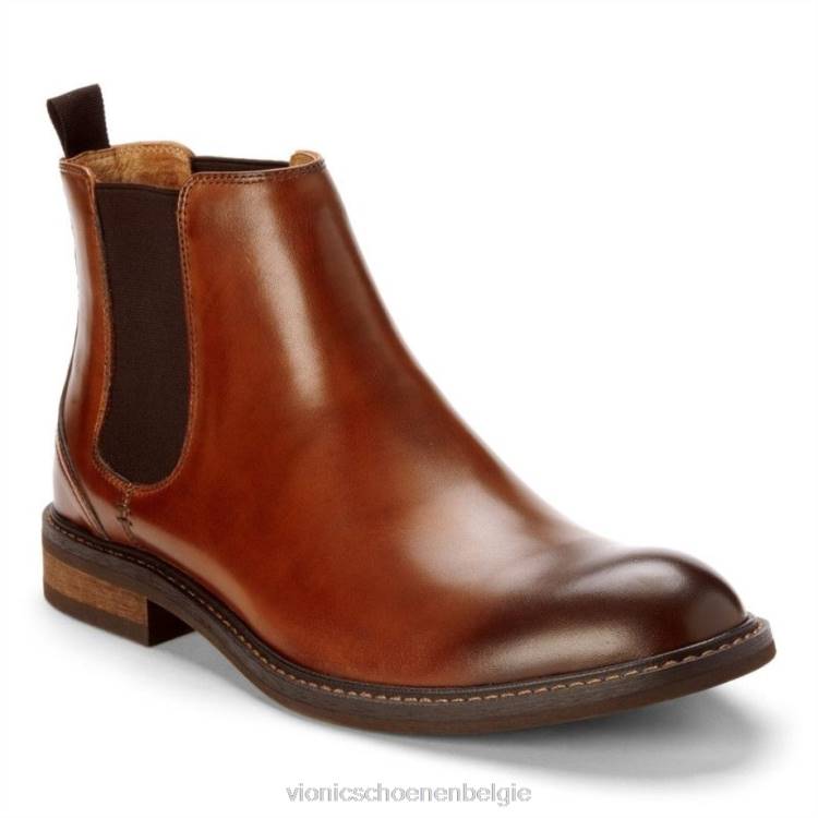 Vionic kingsley-laars ZND820 kastanje Vionic chaussures belgique