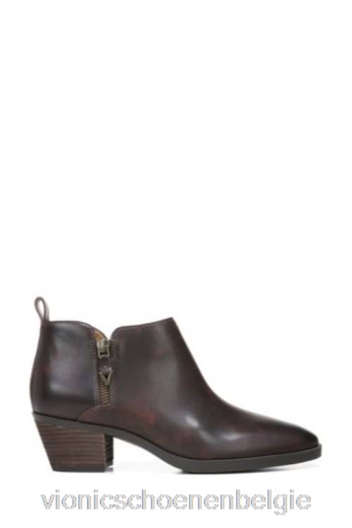 Vionic Cecily chocoladebruine waterdichte enkellaarzen ZND81557Vionic chaussures belgique