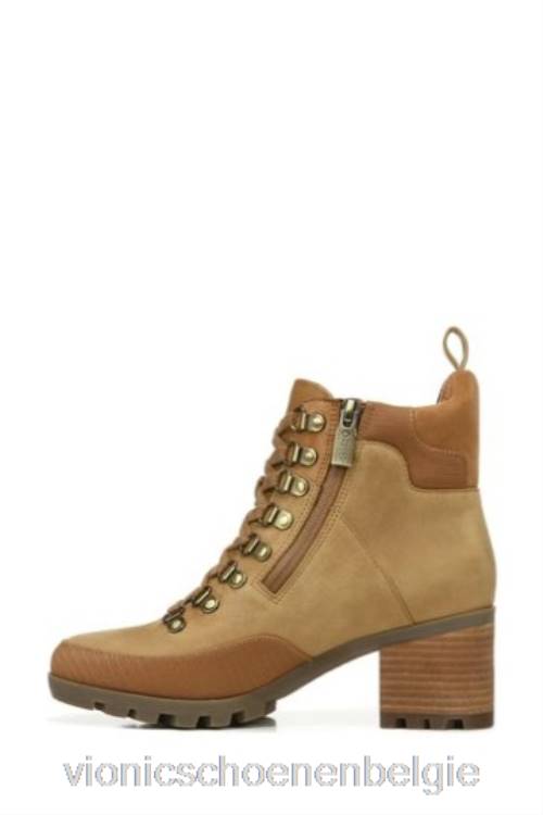 Vionic Spencer toffeebruine waterdichte nubuck laarzen met middelhoge schacht ZND81603Vionic belgie