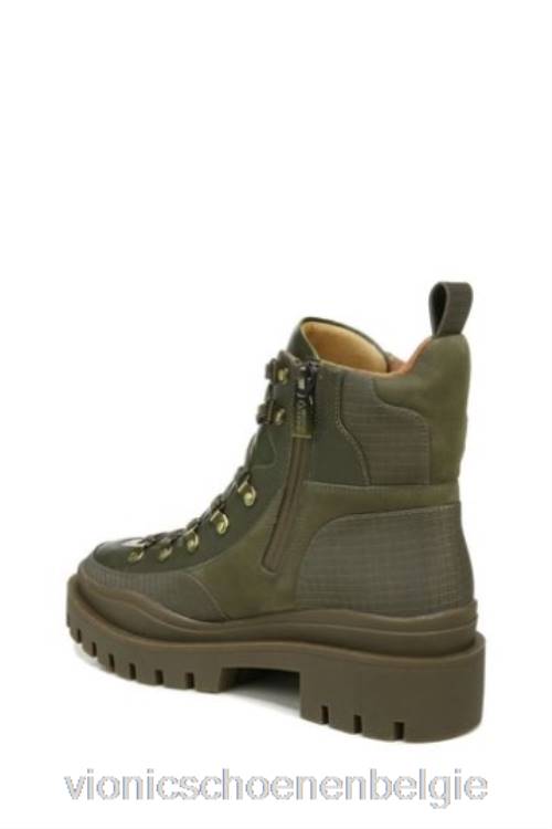 Vionic olijfgroene waterdichte jaxen laarzen met middelhoge schacht nieuw ZND81676Vionic schoenen