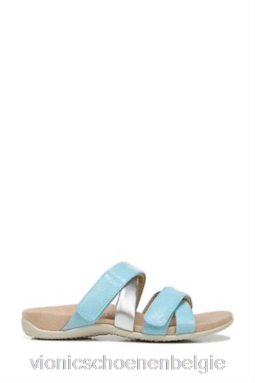 Vionic blauwe hadlie slider sandalen ZND81518Vionic chaussures belgique