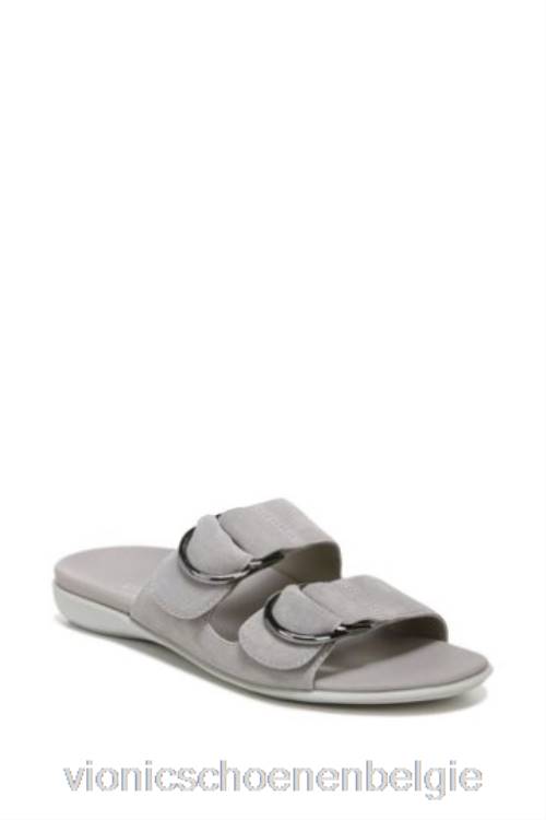 Vionic grijze corlee slider sandalen ZND81536Vionic chaussures belgique