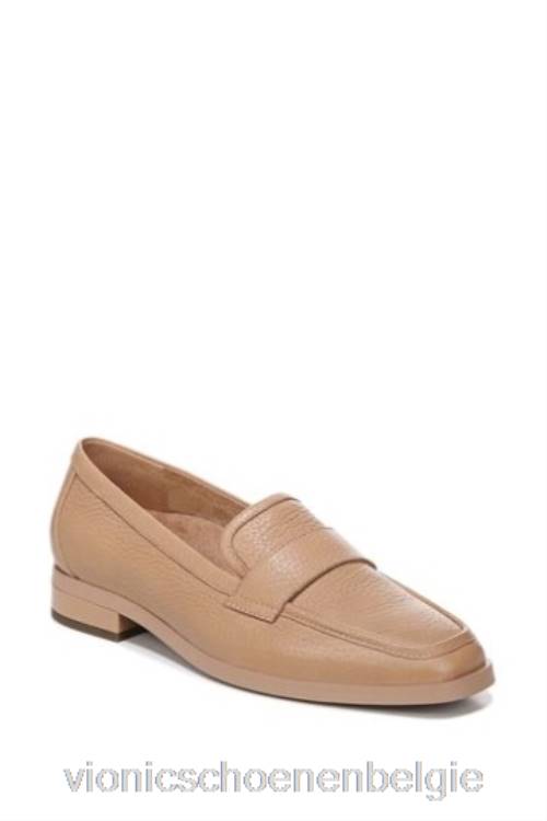 Vionic macaron getrommeld leer nude sellah slip-on schoenen ZND81558Vionic belgie
