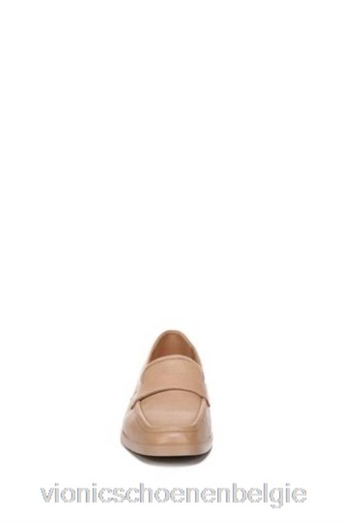 Vionic macaron getrommeld leer nude sellah slip-on schoenen ZND81558Vionic belgie