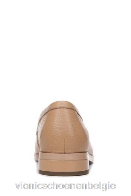 Vionic macaron getrommeld leer nude sellah slip-on schoenen ZND81558Vionic belgie