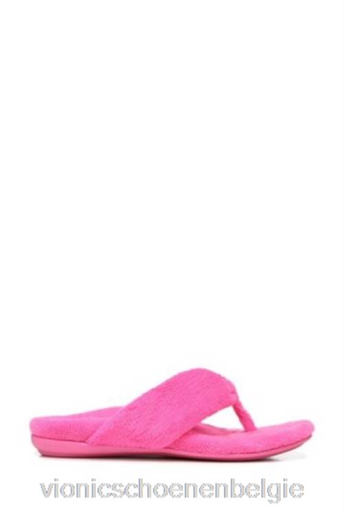 Vionic roze glo badstof lydia pantoffels ZND81563Vionic chaussures