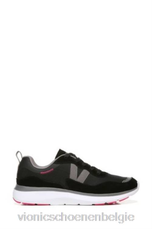 Vionic Ayse zwarte sneakers met veters ZND81530Vionic sandals