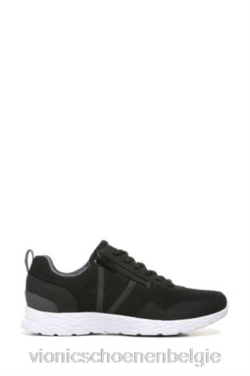 Vionic Jet zwarte sneakers met veters ZND81550Vionic chaussures