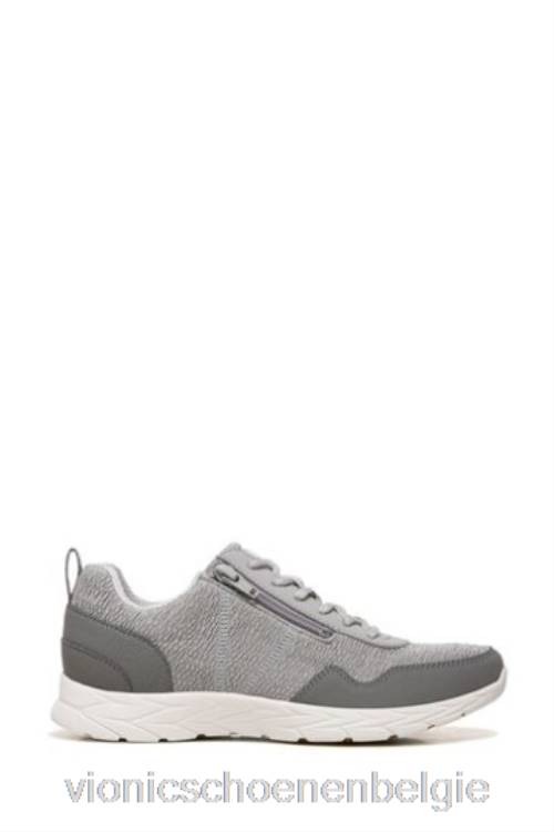 Vionic lichtgrijze jetta sneakers met veters ZND81582Vionic shoes outlet