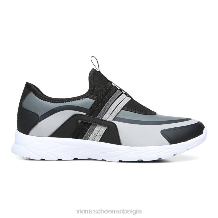 Vionic Vayda slip-on sneaker ZND81044 zwart grijs Vionic chaussures