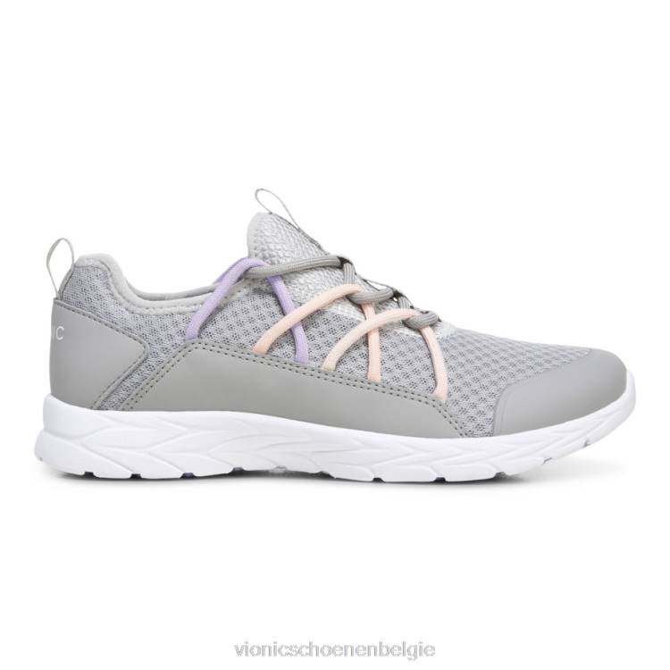 Vionic Zelyya sneaker met veters ZND81008 grijs Vionic belgie