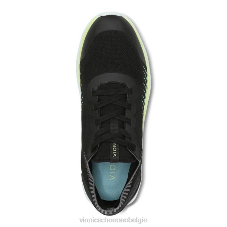 Vionic moedig sneaker aan ZND8975 zwarte bleke limoen Vionic chaussures belgique