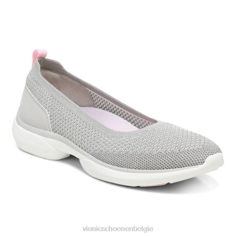 Vionic Kallie slip-on trainer ZND8152 grijs metallic Vionic chaussures belgique