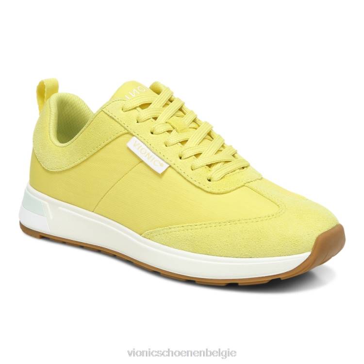 Vionic breilyn trainer ZND853 kanarie Vionic chaussures belgique