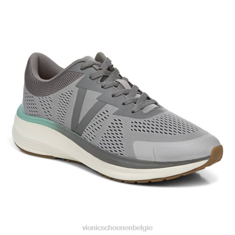Vionic grenzeloze trainer voor alle geslachten ZND8458 lichtgrijze wasabi Vionic chaussures belgique