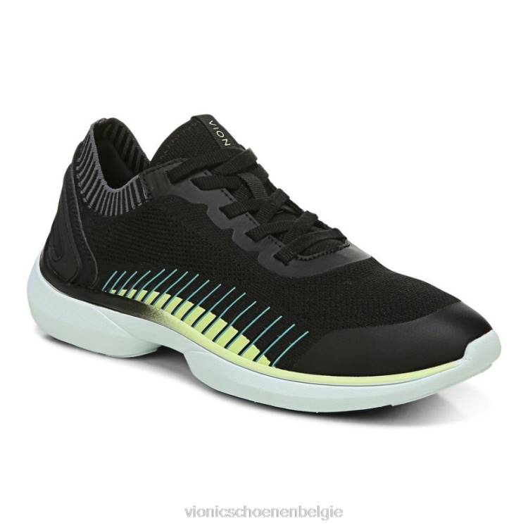 Vionic trainer aanmoedigen ZND8355 zwarte bleke limoen Vionic schoenen