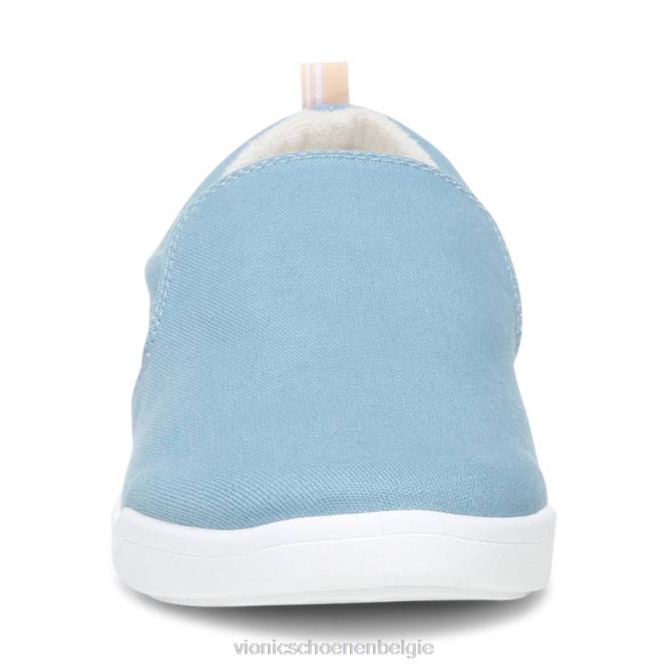 Vionic Marshall glijdt door ZND81165 hemel canvas Vionic sandals