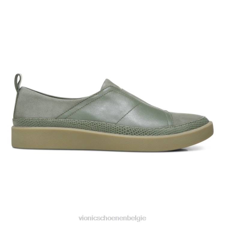 Vionic Zinah slip-on sneaker ZND81106 legergroen Vionic belgie