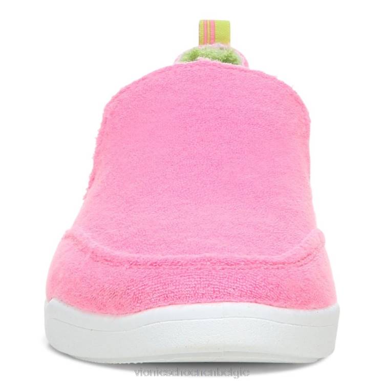 Vionic beach malibu slip-on sneaker: badstof ZND81153 kauwgom badstof Vionic schoenen