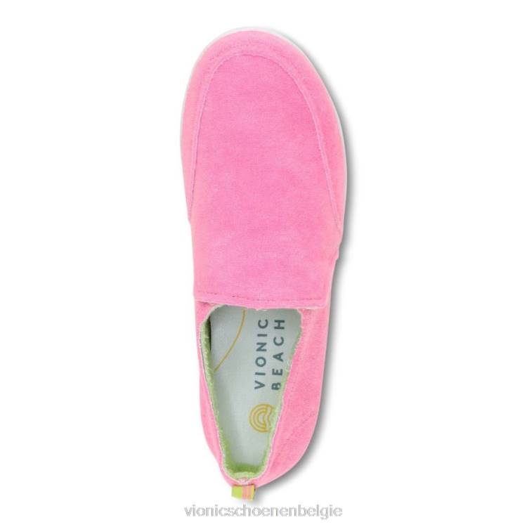 Vionic beach malibu slip-on sneaker: badstof ZND81153 kauwgom badstof Vionic schoenen