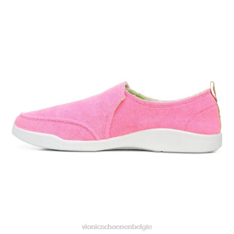 Vionic beach malibu slip-on sneaker: badstof ZND81153 kauwgom badstof Vionic schoenen