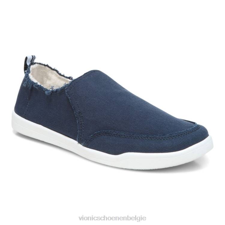 Vionic beach malibu slip-on sneaker: canvas ZND81080 Marine canvas Vionic chaussures belgique
