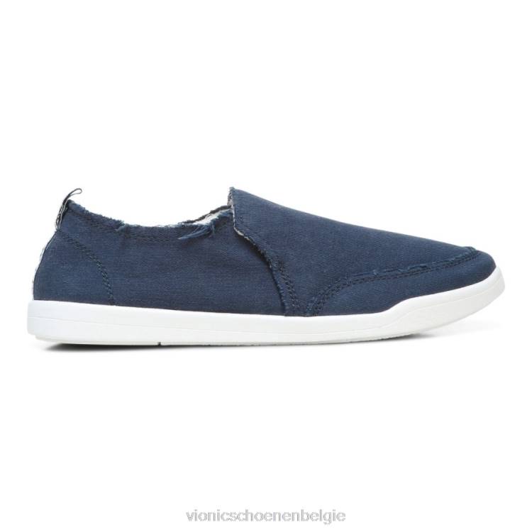 Vionic beach malibu slip-on sneaker: canvas ZND81080 Marine canvas Vionic chaussures belgique