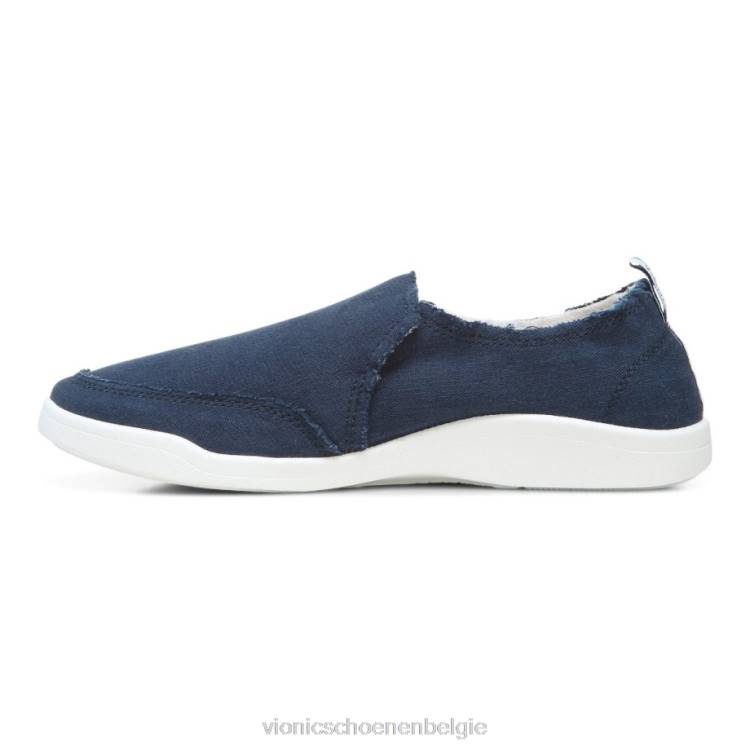 Vionic beach malibu slip-on sneaker: canvas ZND81080 Marine canvas Vionic chaussures belgique