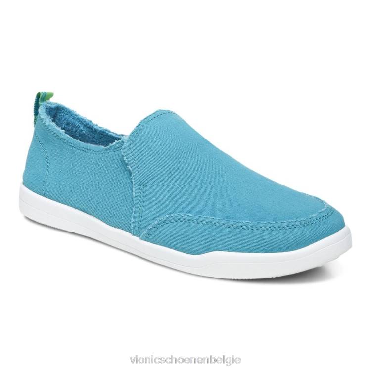Vionic beach malibu slip-on sneaker: canvas ZND81084 meerblauw canvas Vionic verkooppunten