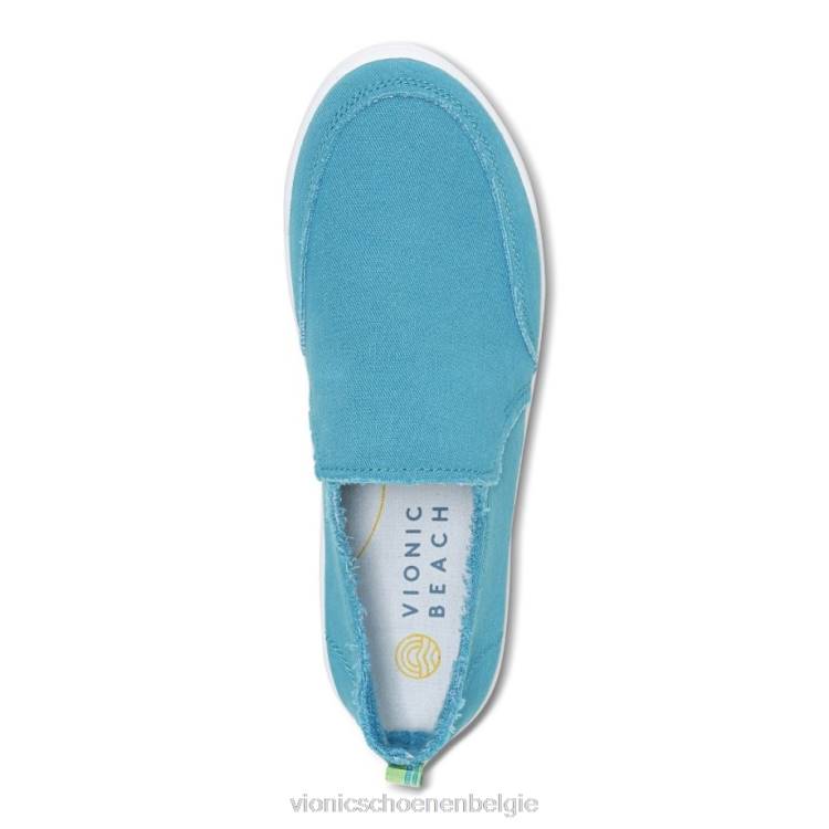 Vionic beach malibu slip-on sneaker: canvas ZND81084 meerblauw canvas Vionic verkooppunten
