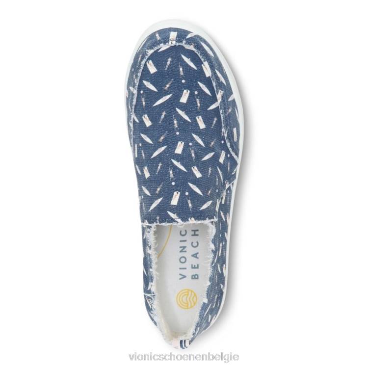 Vionic beach malibu slip-on sneaker: plezier in de zon ZND81152 donkerblauw Vionic shoes outlet