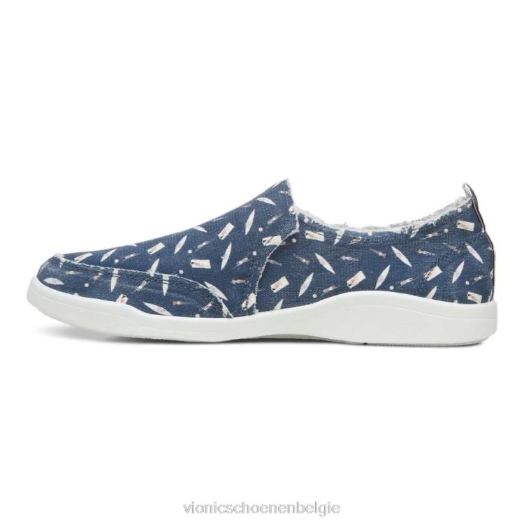 Vionic beach malibu slip-on sneaker: plezier in de zon ZND81152 donkerblauw Vionic shoes outlet