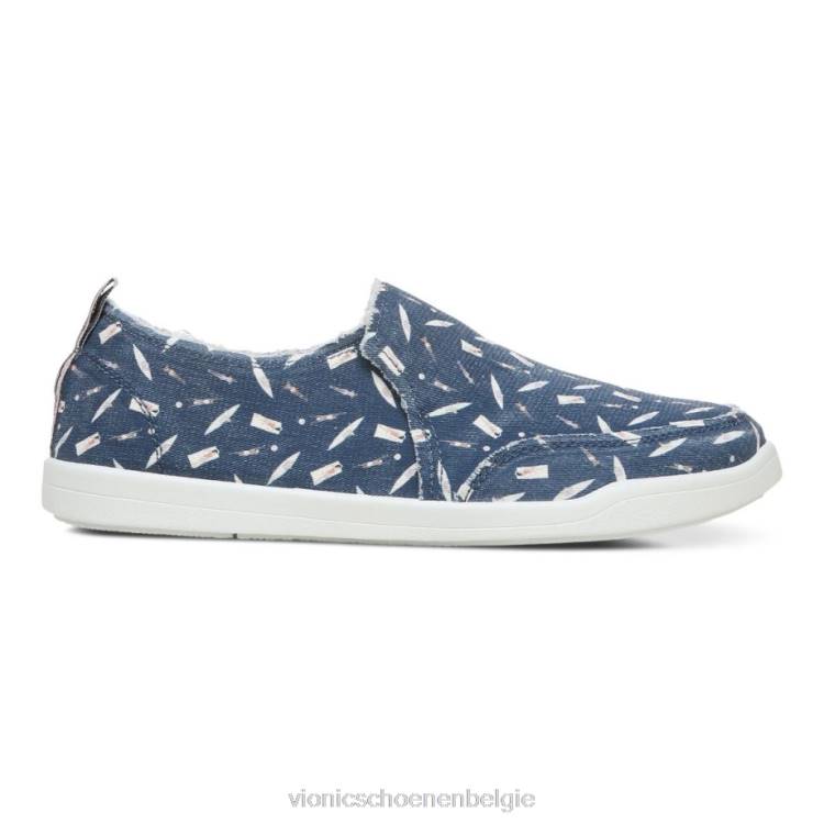 Vionic beach malibu slip-on sneaker: plezier in de zon ZND81152 donkerblauw Vionic shoes outlet