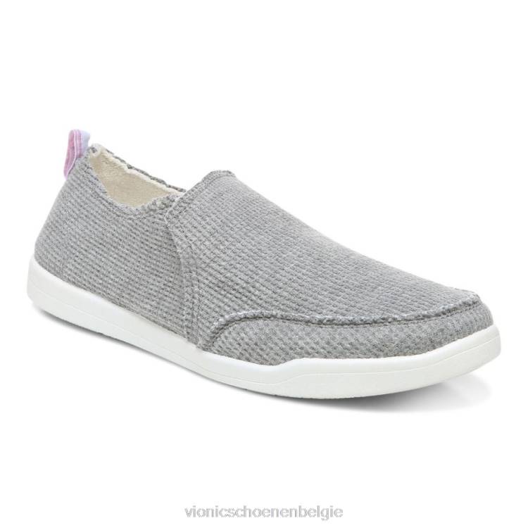 Vionic beach malibu slip-on sneaker: wafelgebreid ZND81145 houtskool breien Vionic shoes outlet