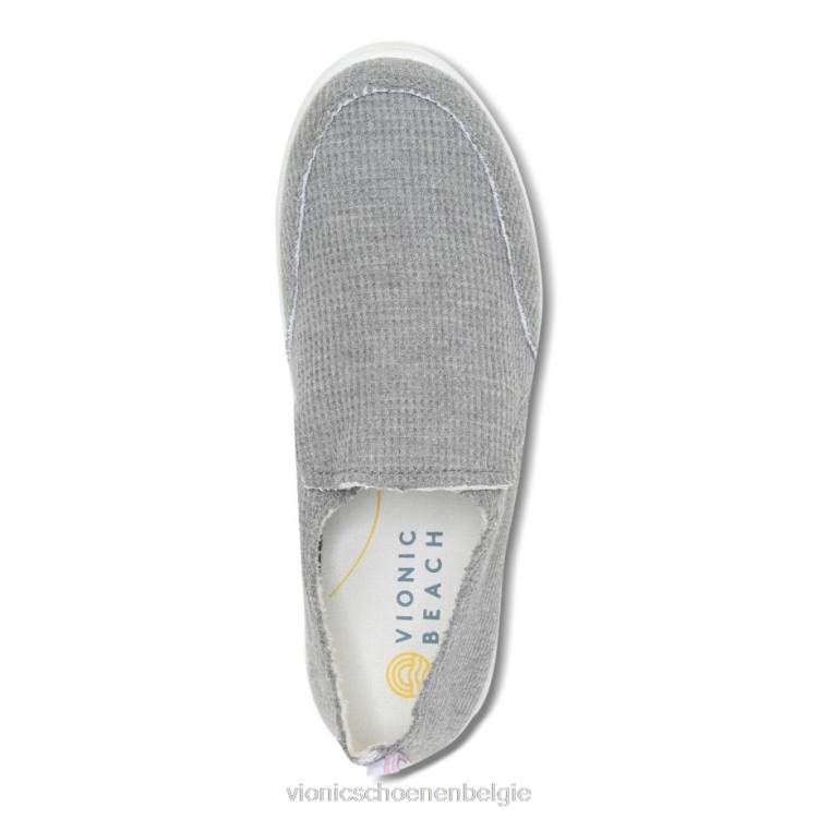 Vionic beach malibu slip-on sneaker: wafelgebreid ZND81145 houtskool breien Vionic shoes outlet