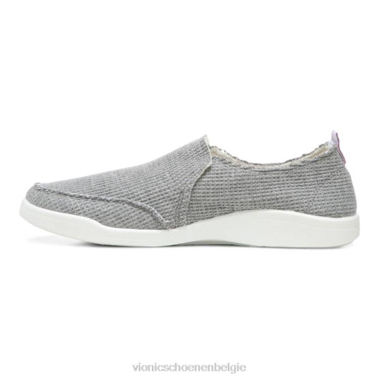 Vionic beach malibu slip-on sneaker: wafelgebreid ZND81145 houtskool breien Vionic shoes outlet