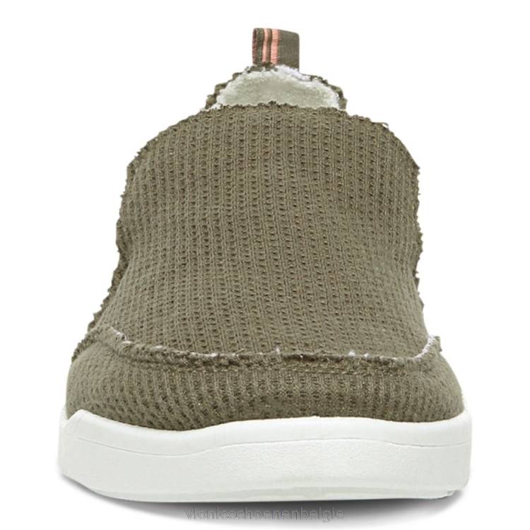 Vionic beach malibu slip-on sneaker: wafelgebreid ZND81147 olijf gebreid Vionic verkooppunten