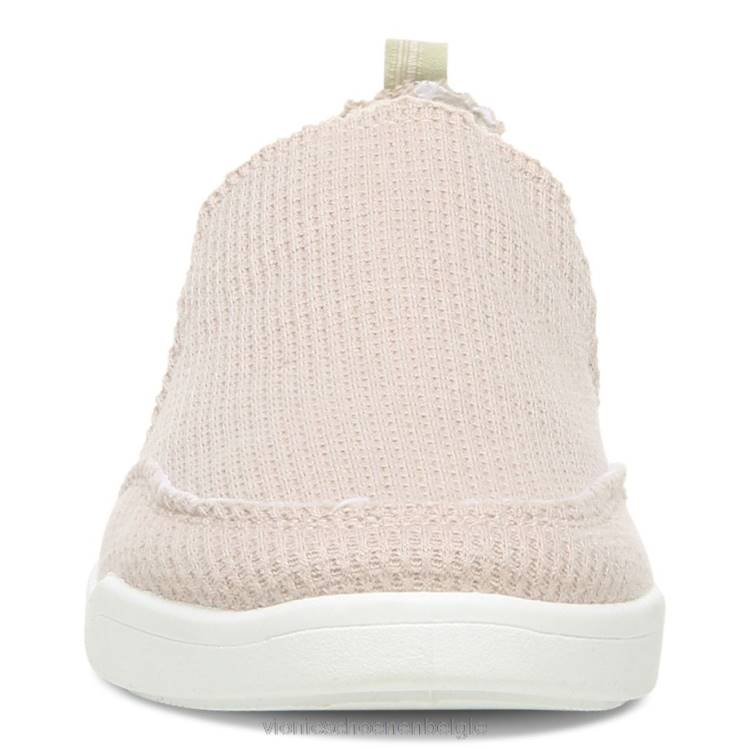 Vionic beach malibu slip-on sneaker: wafelgebreid ZND81148 crème breisel Vionic belgie