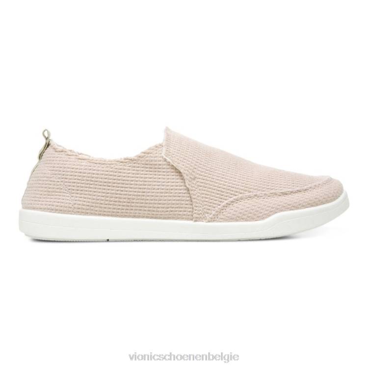 Vionic beach malibu slip-on sneaker: wafelgebreid ZND81148 crème breisel Vionic belgie