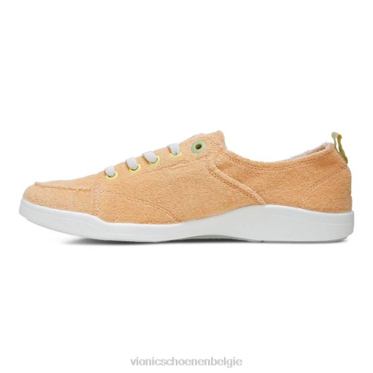 Vionic beach pismo casual sneaker: badstof ZND81177 abrikozen badstof Vionic chaussures