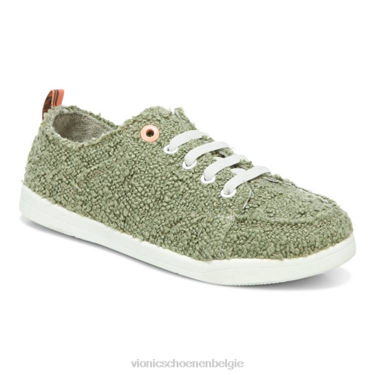Vionic beach pismo casual sneaker: bouclé ZND81067 legergroene bouclé Vionic sandals