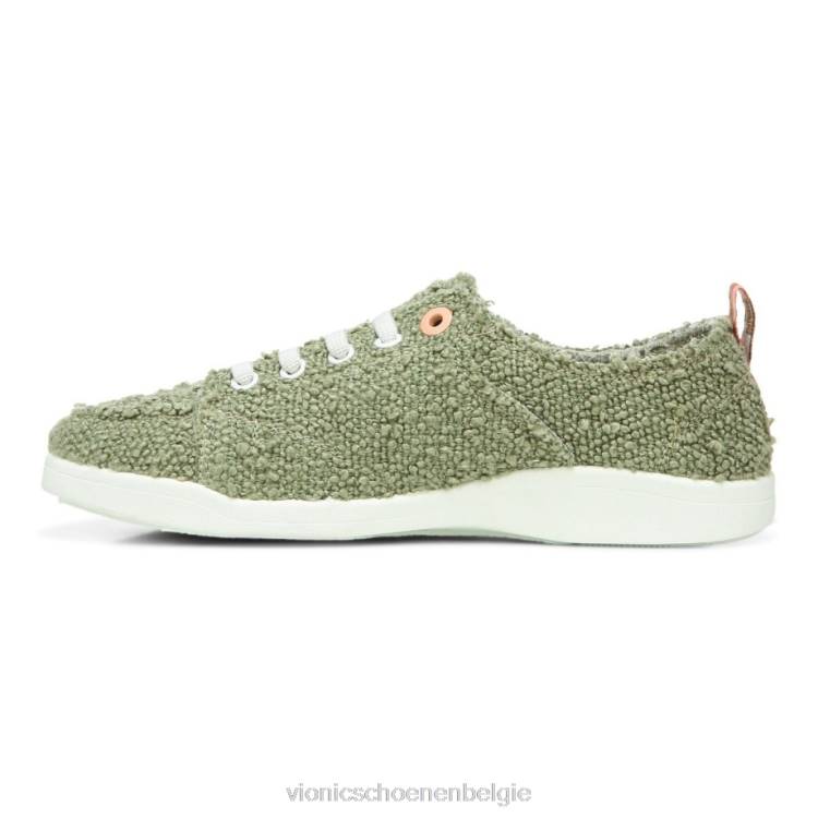 Vionic beach pismo casual sneaker: bouclé ZND81067 legergroene bouclé Vionic sandals