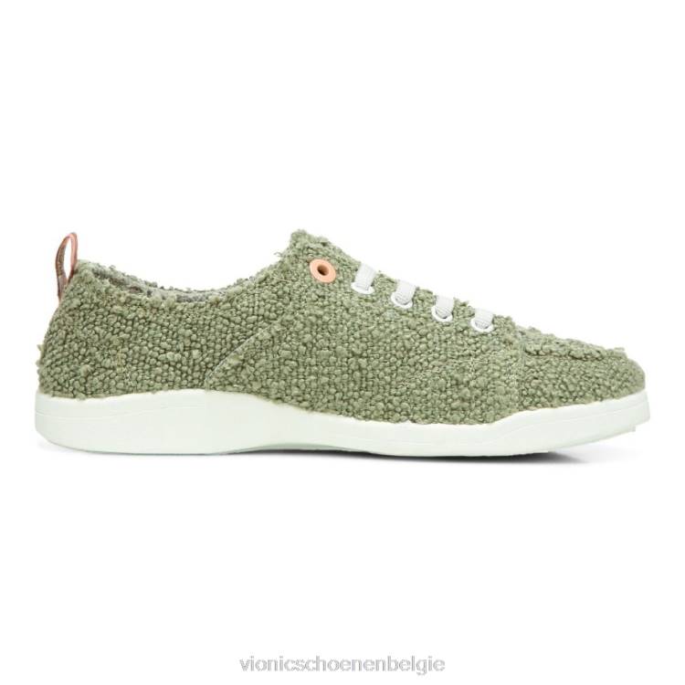 Vionic beach pismo casual sneaker: bouclé ZND81067 legergroene bouclé Vionic sandals